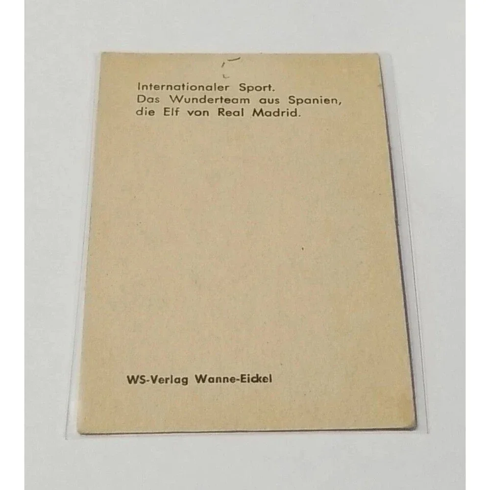 1961 1962 WS-Verlag Wanne Eickel Real Madrid Alfredo Di Stefano VG